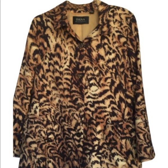 Dana Buchman leopard print jacket. - Picture 1 of 5